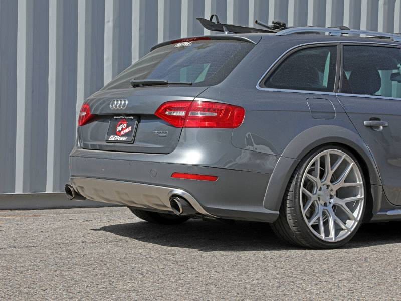 aFe 49-36437-C aFe MACH Force-Xp 13-16 Audi Allroad L4 SS Axle-Back Exhaust w/ Carbon Tips thumbnail 9