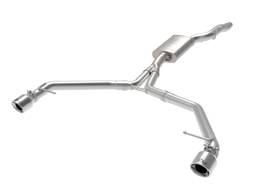 aFe 49-36437-P aFe MACH Force-Xp 13-16 Audi Allroad L4 SS Axle-Back Exhaust w/ Polished Tips