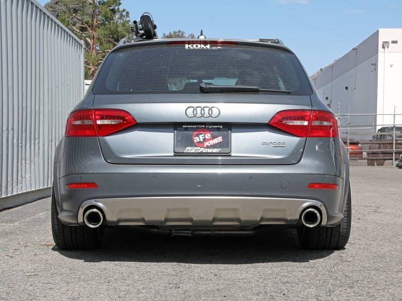 aFe 49-36437-P aFe MACH Force-Xp 13-16 Audi Allroad L4 SS Axle-Back Exhaust w/ Polished Tips thumbnail 9