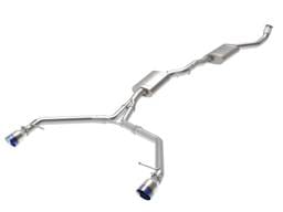aFe 49-36438-L aFe MACH Force-Xp 13-16 Audi Allroad L4 SS Cat-Back Exhaust w/ Blue Flame Tips