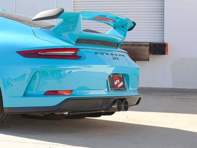 aFe 49-36450-H aFe 14-16 Porsche 911 GT3 991.1 H6 3.8L MACH Force-Xp 304 SS Cat-Back Exhaust System w/ Brushed Tips thumbnail 5