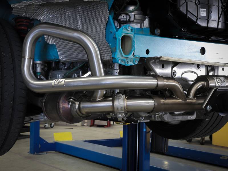 aFe 49-36450-B aFe 14-16 Porsche 911 GT3 991.1 H6 3.8L MACH Force-Xp 304 SS Cat-Back Exhaust System w/ Black Tips thumbnail 3