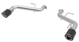 aFe 49-44118-C aFe POWER MACH Force-Xp 2.5in Axle-Back Exhaust System 16-20 Chevy Camaro SS V8 6.2L - Carbon Fiber