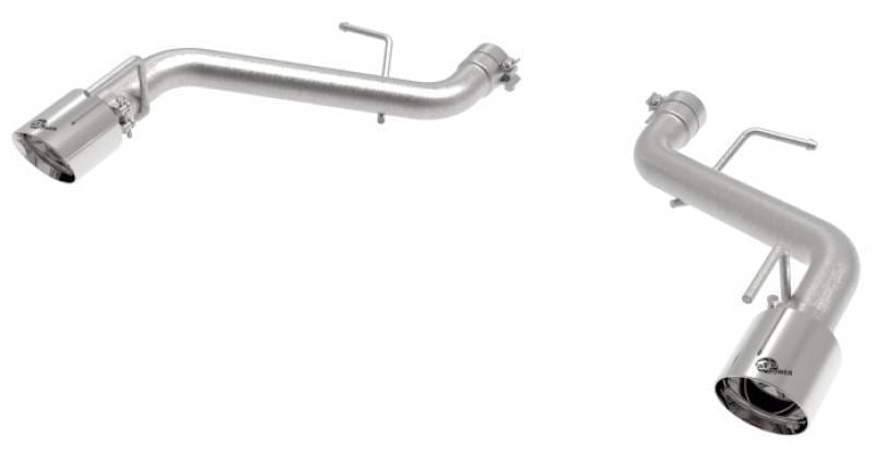 aFe 49-44118-P aFe POWER MACH Force-Xp 2.5in Axle-Back Exhaust System 16-20 Chevrolet Camaro SS V8 6.2L - Polished