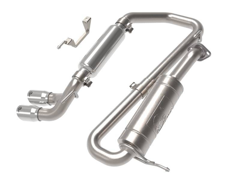 aFe 49-37020-P aFe 18-21 Suzuki Jimny Takeda 2-1/4in. 304 SS Cat-Back Exhaust w/ Polished Tip