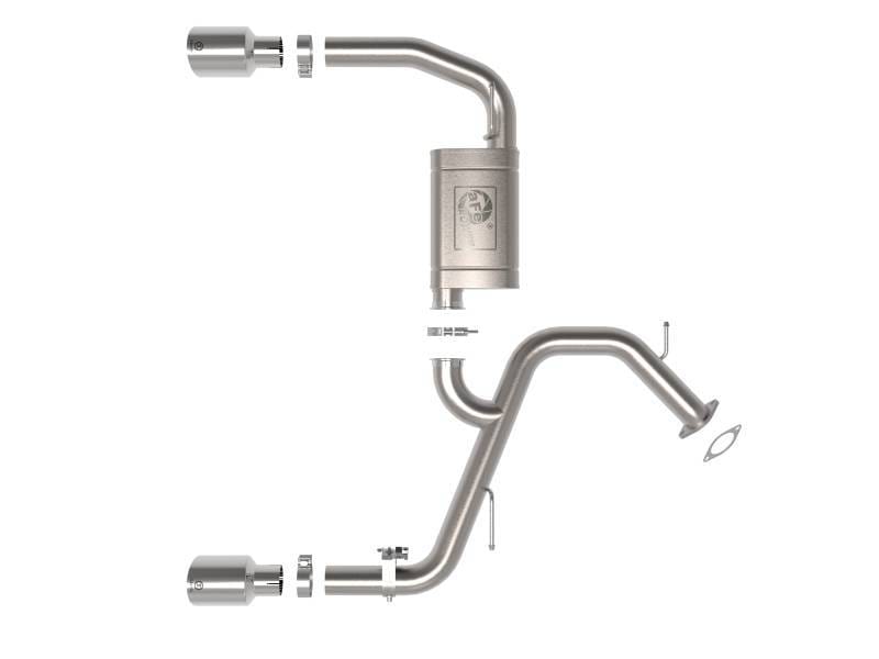aFe 49-37027-P aFe Takeda 22-23 Hyundai Elantra N L4-2.0L (t) 3in 304 SS Axle-Back Exhaust w/ Polished Tips thumbnail 9