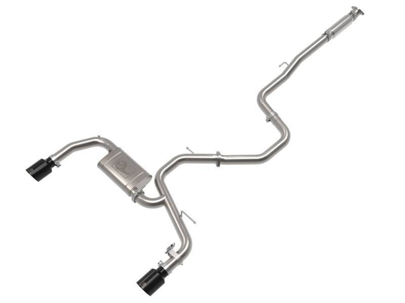 aFe 49-37028-B aFe Takeda Hyundai Elantra N 22-23 L4-2.0L (t) 3in 304 SS Cat-Back Exhaust w/ Black Tips