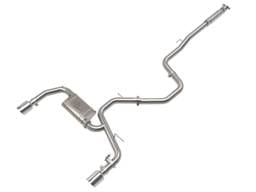 aFe 49-37028-P aFe Takeda 22-23 Hyundai Elantra N L4-2.0L (t) 3in 304 SS Cat-Back Exhaust w/ Polished Tips
