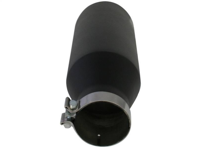 aFe 49-92023-B aFe MACHForce XP Exhausts Tips SS-304 EXH Tip 4In x 7Out x 18L Bolt-On (blk) thumbnail 5
