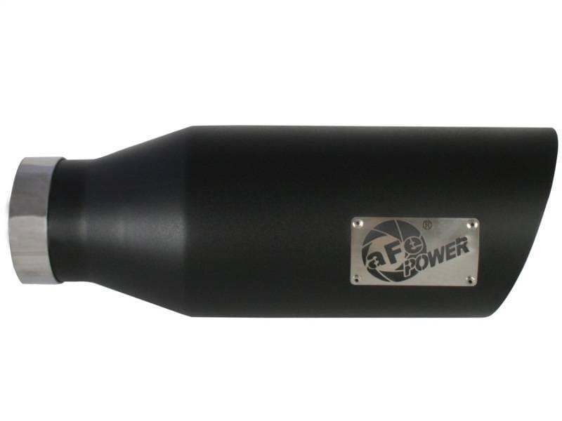 aFe 49-92023-B aFe MACHForce XP Exhausts Tips SS-304 EXH Tip 4In x 7Out x 18L Bolt-On (blk) thumbnail 9