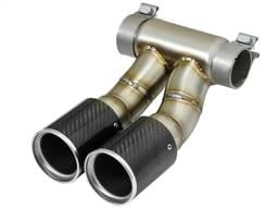 aFe 49C36413-C aFe Power 13-14 Porsche Cayman S / Boxster S Carbon Fiber Exhaust Tip Upgrade