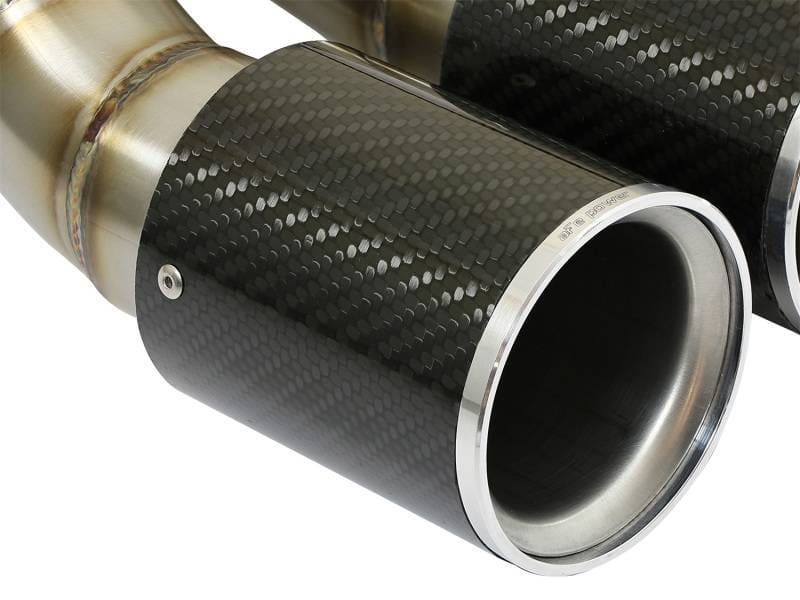 aFe 49C36413-C aFe Power 13-14 Porsche Cayman S / Boxster S Carbon Fiber Exhaust Tip Upgrade thumbnail 5
