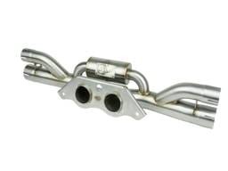 aFe 49C36434 aFe Power MACHForce XP 304 Stainless Secondary Muffler Delete Pipe 14-19 Porsche 911 GT3 3.8L/4.0L