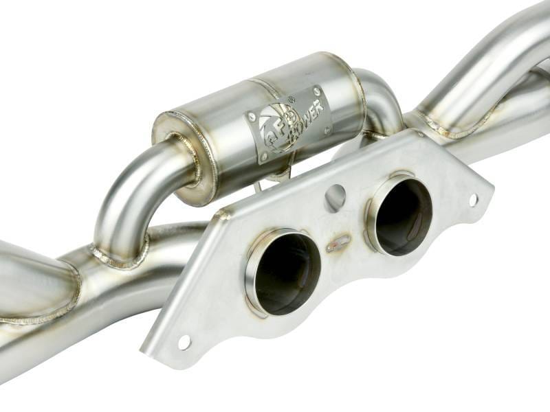 aFe 49C36434 aFe Power MACHForce XP 304 Stainless Secondary Muffler Delete Pipe 14-19 Porsche 911 GT3 3.8L/4.0L thumbnail 3