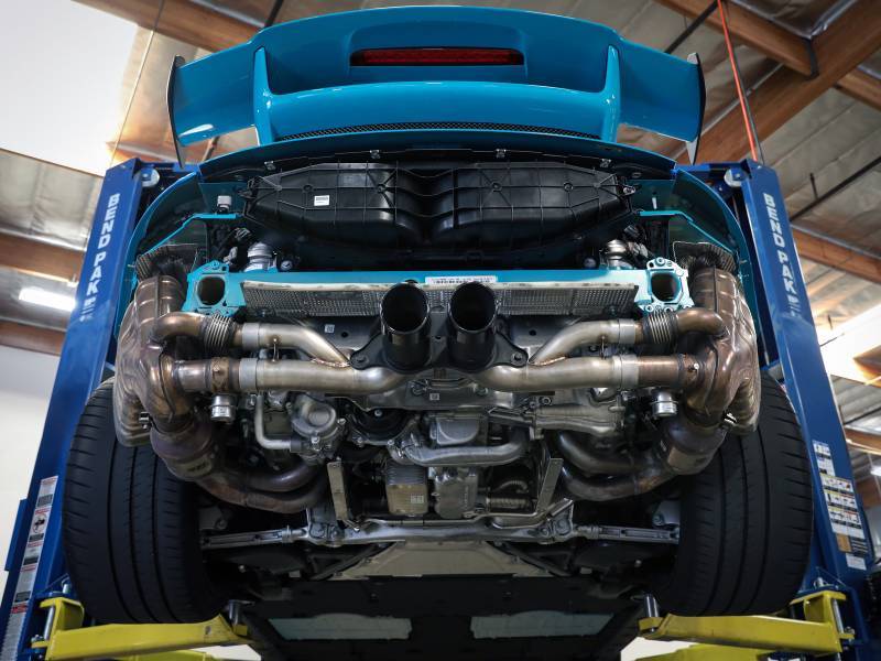 aFe 49C36434 aFe Power MACHForce XP 304 Stainless Secondary Muffler Delete Pipe 14-19 Porsche 911 GT3 3.8L/4.0L thumbnail 7