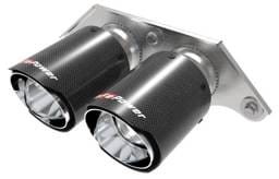 aFe 49C36435-C aFe Power Mach Force Xp 4in 304 SS Bolt-On Exhaust Tips Carbon Fiber 14-19 Porsche 911 GT3 3.8L/4.0L