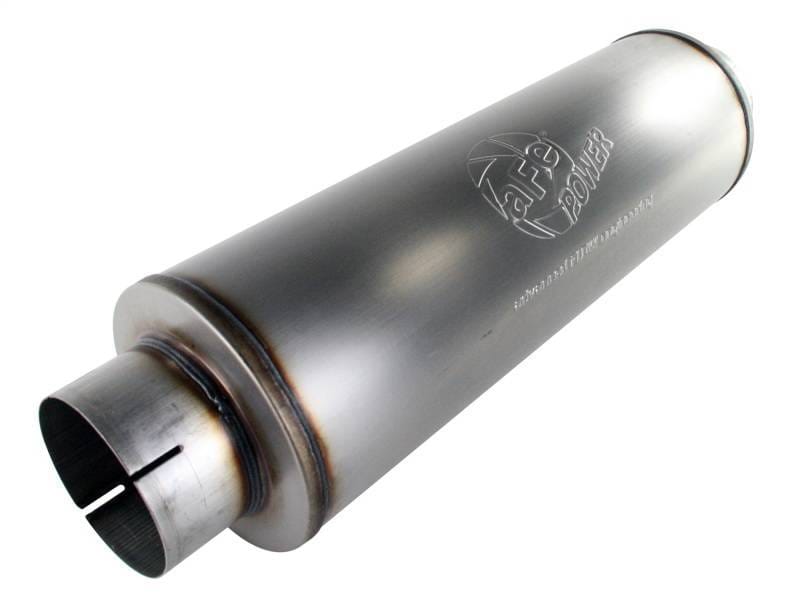 aFe 49-91012 aFe MACHForce XP Exhausts Mufflers SS-409 EXH Muffler 5 ID In/Out 8 Dia