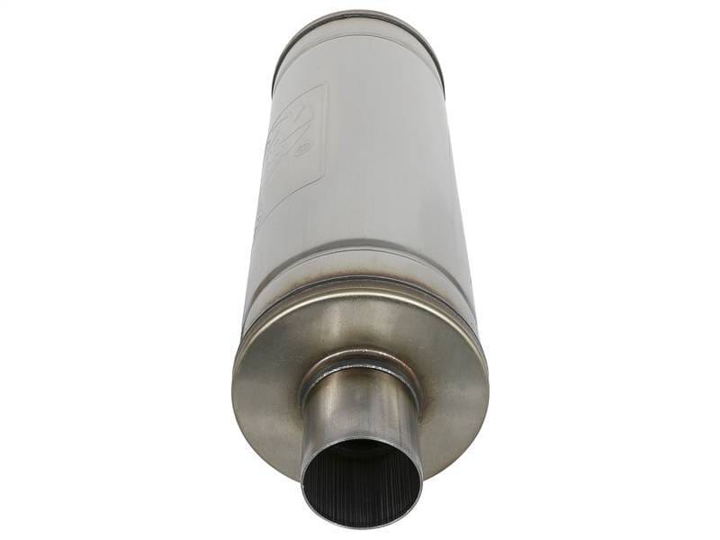 aFe 49M00021 aFe MACH Force-Xp 409 SS Muffler 2.5in Center/Center 18in L x 6in Dia - Round Body thumbnail 5