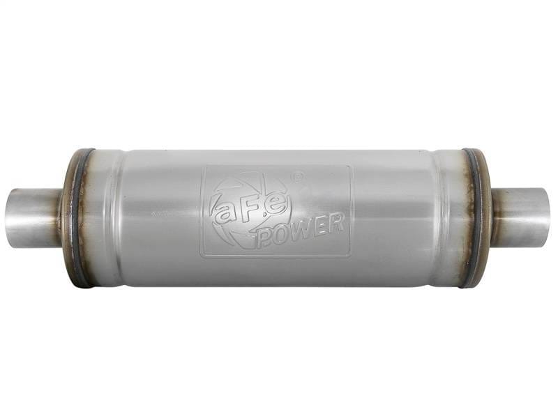 aFe 49M00021 aFe MACH Force-Xp 409 SS Muffler 2.5in Center/Center 18in L x 6in Dia - Round Body thumbnail 9