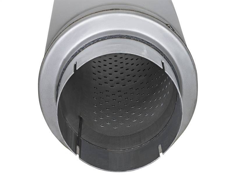 aFe 49M00023 aFe ATLAS Aluminized Steel Muffler 5in Center/Center 24in L x 7in Diameter - Round Body thumbnail 9