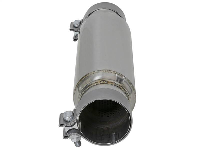 aFe 49M10001 aFe MACH Force-Xp 409 SS Resonator 3in. Inlet/Outlet / 4in. Diameter / 12in. Body / 16in. Length thumbnail 3