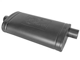 aFe 49M00016-B aFe MACH Force-Xp 409 SS Muffler w/ Black Finish 3in Center/Offset 22in L x 11in x 5in - Oval Body