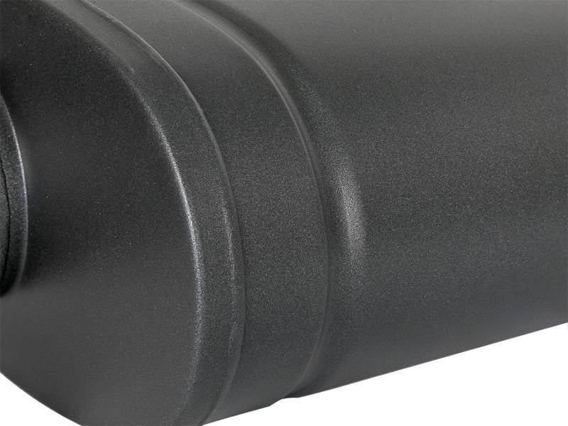 aFe 49M00016-B aFe MACH Force-Xp 409 SS Muffler w/ Black Finish 3in Center/Offset 22in L x 11in x 5in - Oval Body thumbnail 7