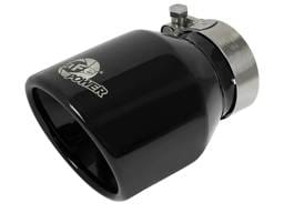 aFe 49T25404-B06 aFe MACH Force-Xp 409 SS Clamp-On Exhaust Tip 2.5in. Inlet / 4in. Outlet / 6in. L - Black