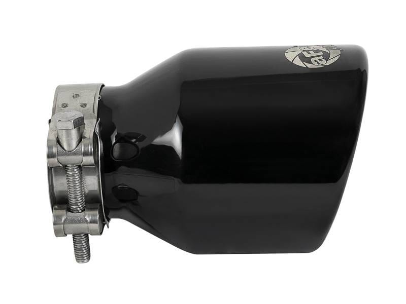 aFe 49T25404-B06 aFe MACH Force-Xp 409 SS Clamp-On Exhaust Tip 2.5in. Inlet / 4in. Outlet / 6in. L - Black thumbnail 3