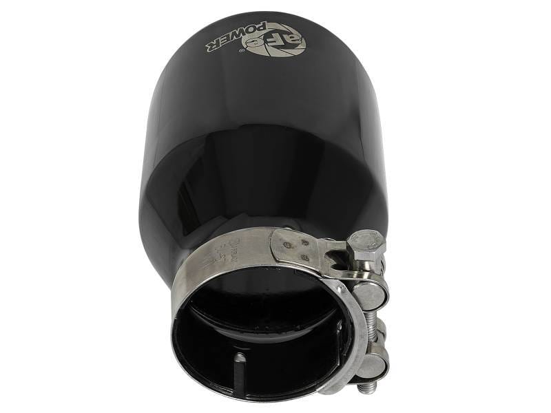 aFe 49T25404-B06 aFe MACH Force-Xp 409 SS Clamp-On Exhaust Tip 2.5in. Inlet / 4in. Outlet / 6in. L - Black thumbnail 7