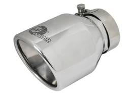 aFe 49T25404-P06 aFe MACH Force-Xp 304 SS Clamp-On Exhaust Tip 2.5in. Inlet / 4in. Outlet / 6in. L - Polished