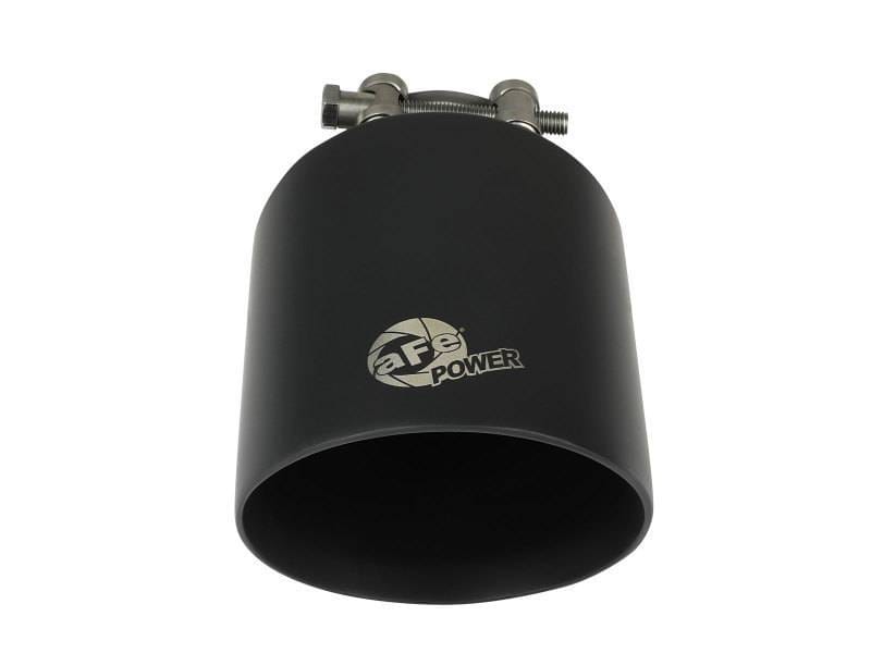 aFe 49T25454-B072 aFe Takeda 304 SS Clamp-On Exhaust Tip 2.5in. Inlet / 4.5in. Outlet / 7in. L - Black thumbnail 7