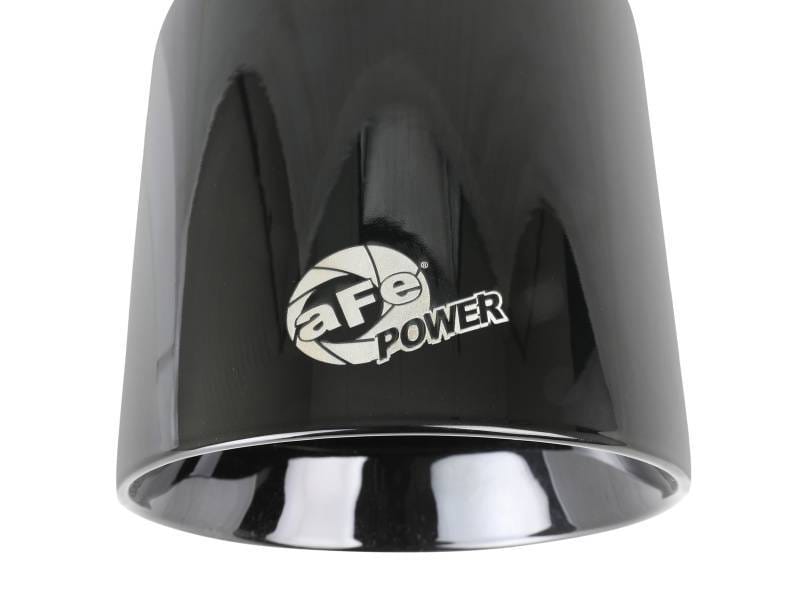 aFe 49T25454-B091 aFe MACH Force-Xp 409 SS Clamp-On Exhaust Tip 2.5in. Inlet / 4.5in. Outlet / 9in. L - Black thumbnail 9