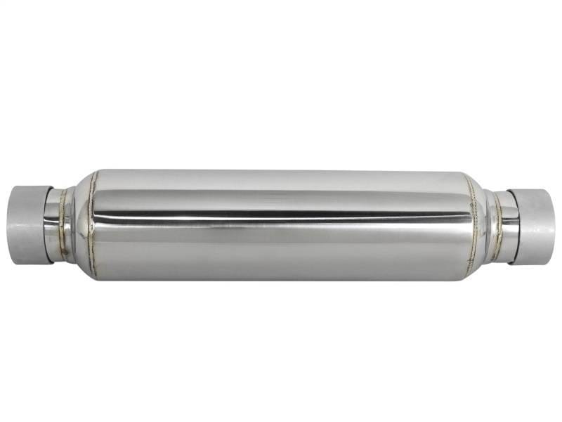 aFe 49M10002 aFe MACH Force-Xp 304 Stainless Steel Resonator 2.5in Inlet/Outlet x 4in Dia x 15in Body x 19in L thumbnail 7