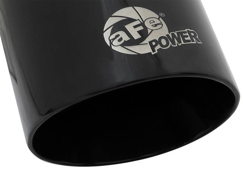 aFe 49T25354-B07 aFe MACH Force-Xp Universal 409 SS Single-Wall Clamp-On Exhaust Tip - Black thumbnail 7