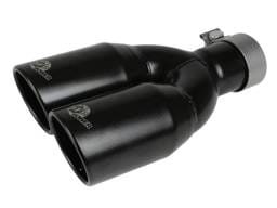 aFe 49T25374-B12 aFe MACH Force-Xp 409 Stainless Steel Clamp-on Exhaust Tip 2.5in Inlet 3.5in Outlet - Black