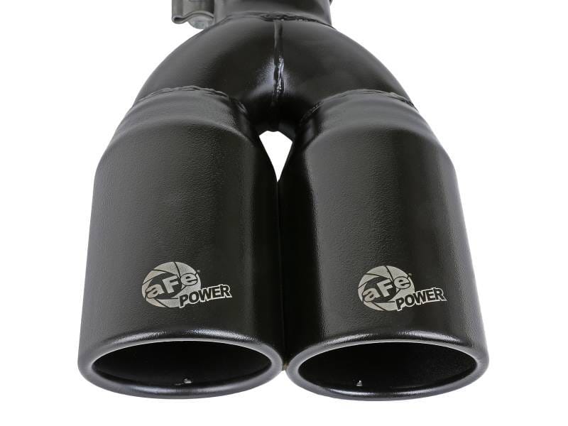 aFe 49T25374-B12 aFe MACH Force-Xp 409 Stainless Steel Clamp-on Exhaust Tip 2.5in Inlet 3.5in Outlet - Black thumbnail 5