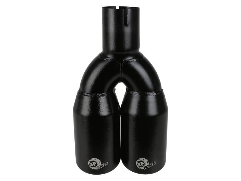aFe 49T25374-B12 aFe MACH Force-Xp 409 Stainless Steel Clamp-on Exhaust Tip 2.5in Inlet 3.5in Outlet - Black thumbnail 7