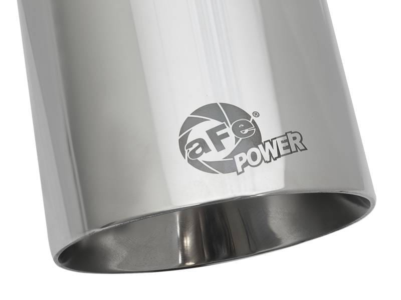 aFe 49T30454-P092 aFe MACH Force-Xp Univ 304 SS Double-Wall Clamp-On Exhaust Tip - Polished - 3in Inlet - 4.5in Outlet thumbnail 9