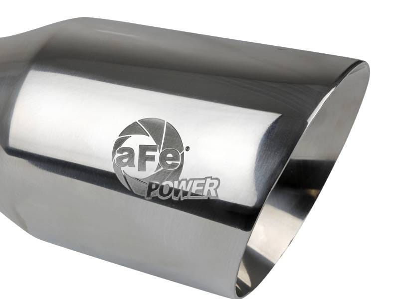 aFe 49T30454-P093 aFe MACH Force-Xp Univ 304 SS Double-Wall Clamp-On Exhaust Tip - Polished - 3in Inlet - 4.5in Outlet thumbnail 9