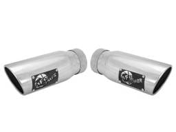 aFe 49T35456-P12 aFe MACHForce-XP 304 Stainless Steel Polished Exhaust Tip 3.5in x 4.5in Out x 12in L Clamp-On