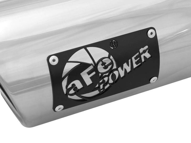 aFe 49T35456-P12 aFe MACHForce-XP 304 Stainless Steel Polished Exhaust Tip 3.5in x 4.5in Out x 12in L Clamp-On thumbnail 5