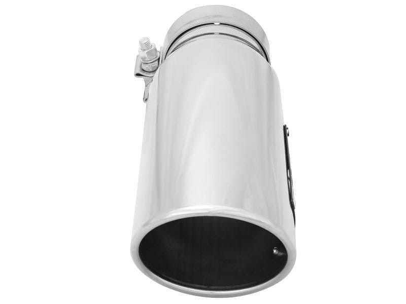 aFe 49T35456-P12 aFe MACHForce-XP 304 Stainless Steel Polished Exhaust Tip 3.5in x 4.5in Out x 12in L Clamp-On thumbnail 9