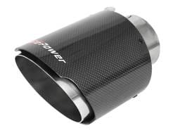 aFe 49T25454-C07 aFe MACH Force-Xp 304 SS Clamp-On Exhaust Tip 2.5in. Inlet / 4.5in. Outlet / 7in. L - Carbon Fiber