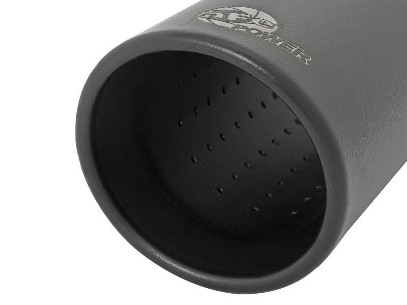 aFe 49T30404-B121 aFe MACH Force-Xp 409 Stainless Steel Clamp-on Exhaust Tip 3in Inlet 4in Outlet - Black thumbnail 3