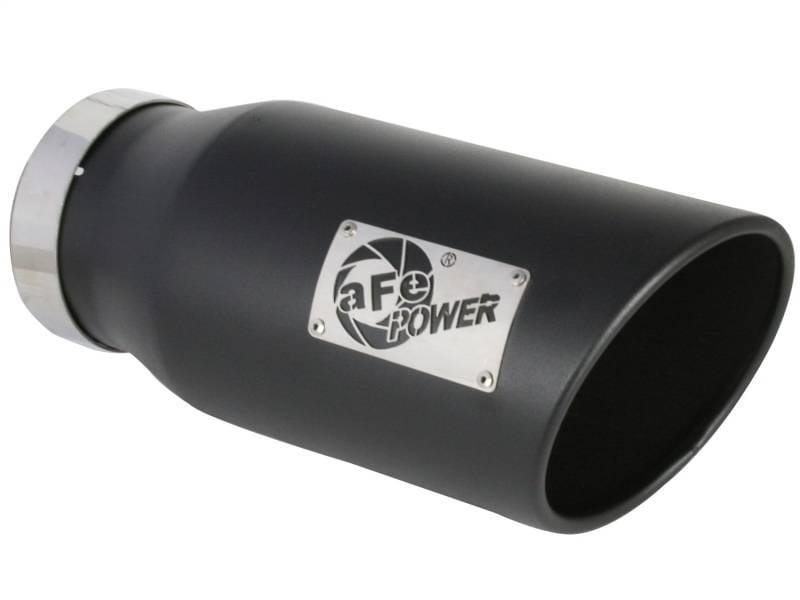 aFe 49T50701-B15 aFe MACH Force-XP 409 SS Right Side Single Wall Exhaust Tip 5in Inlet x 7in Outlet x 15in L