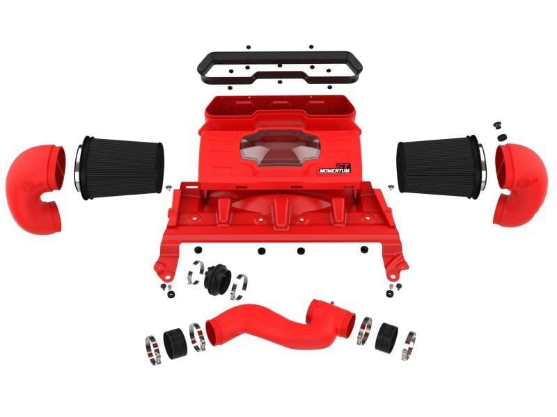 aFe 50-70075KR aFe 21-23 Dodge RAM 1500 TRX V8-6.2L Momentum GT Intake- Red thumbnail 5