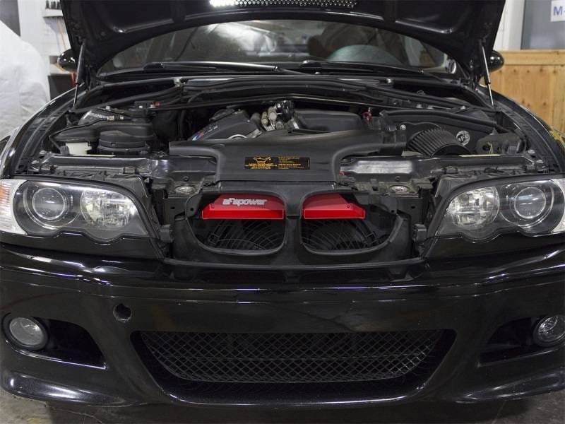 aFe 54-10468-R aFe MagnumFORCE Intakes Scoops AIS BMW 3-Series/ M3 (E46) 01-06 L6 - Matte Red thumbnail 3