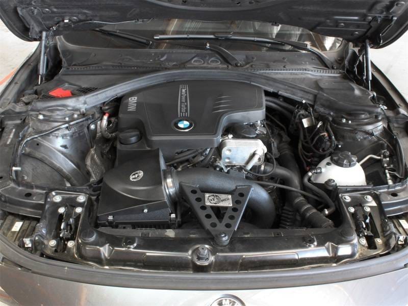 aFe 54-12219 aFe MagnumFORCE Air Intake System Cover 12-15 BMW 328i (F30) L4 3.0L (t) N20 thumbnail 3