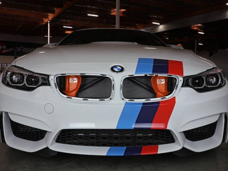 aFe 54-13032SN aFe Magnum FORCE Dynamic Air Scoop 15-18 BMW M3/15-20 M4 - Orange thumbnail 3